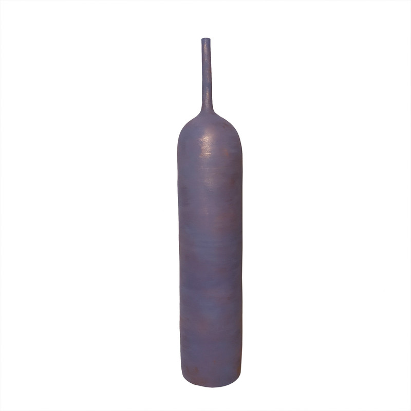 گلدان سفالی مدل استوانه تک شاخه کد 2012