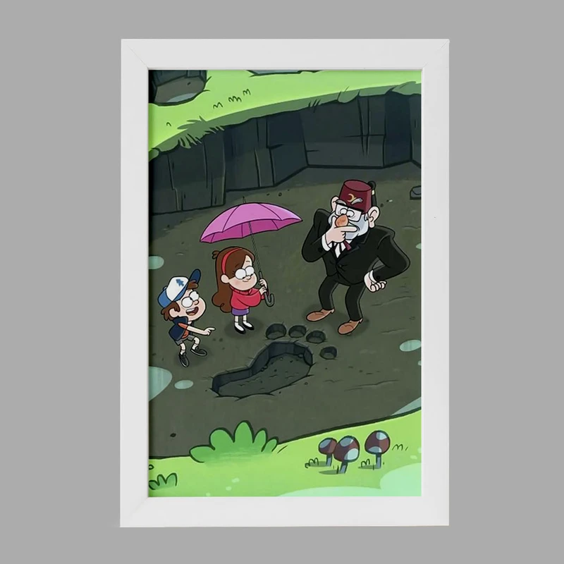 تابلو خندالو مدل انیمیشن آبشار جاذبه Gravity Falls کد 26079