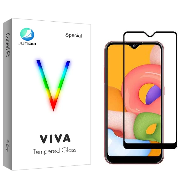 محافظ صفحه نمایش سرامیکی جانبو مدل Viva مناسب برای گوشی موبایل سامسونگ Galaxy A01