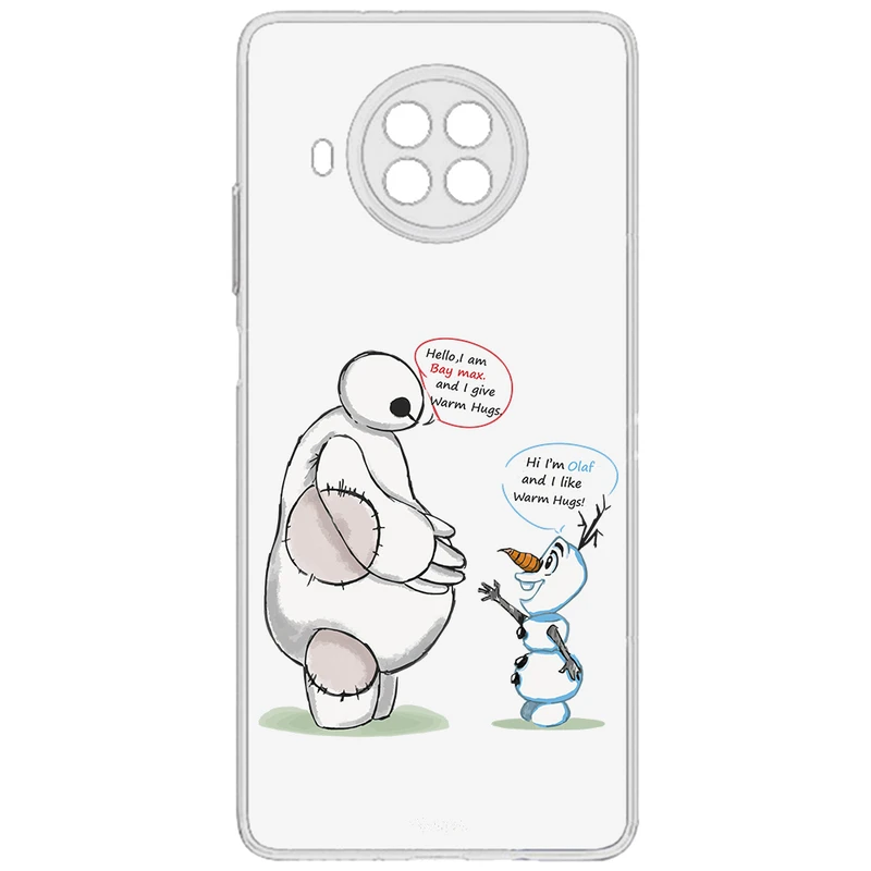 کاور طرح Olaf & Baymax مناسب برای گوشی موبایل شیائومی Mi 10T Lite 