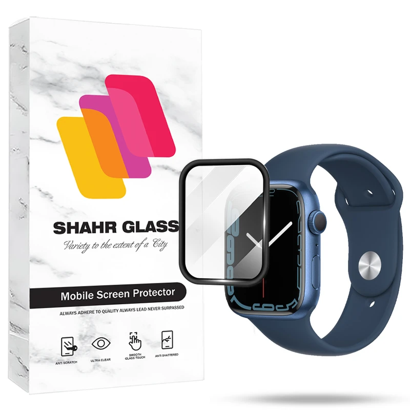 محافظ صفحه نمایش شهر گلس  مدل PMMS20 مناسب برای اپل Watch Series 7 / Series 8 / Series 9 41 mm