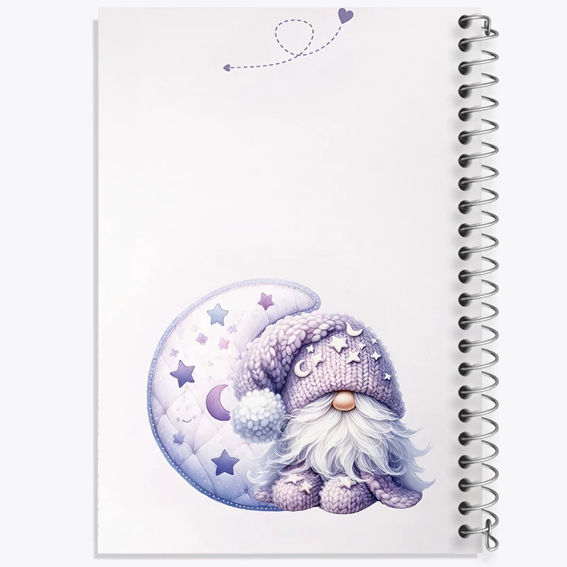 دفتر نقاشی 50 برگ خندالو طرح کوتوله و ماه کد F5856