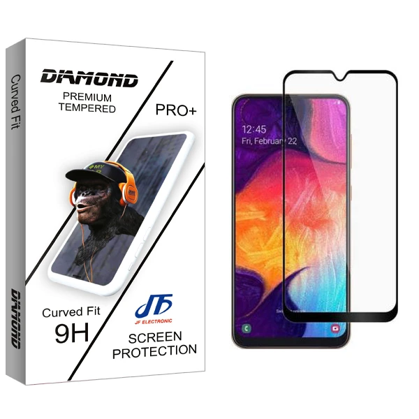 محافظ صفحه نمایش جی اف مدل Diamond glass مناسب برای گوشی موبایل سامسونگ Galaxy A20 / A30 / A30s / A50 / A50s