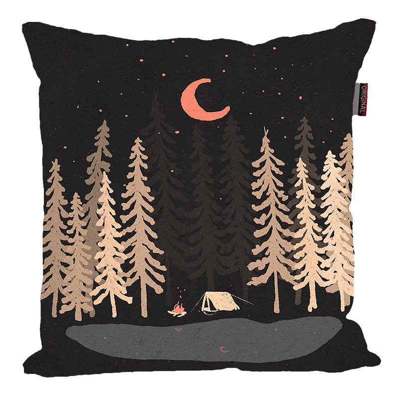 کوسن مدل کمپینگ شبانه جنگل Night Camping کد KO503