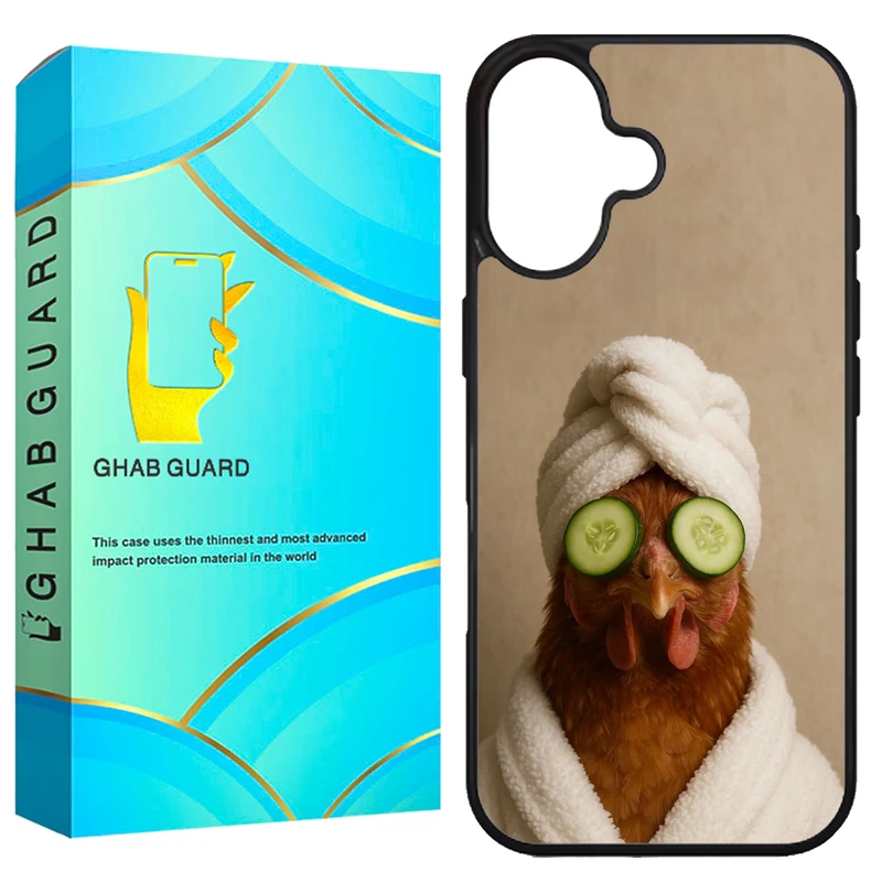 کاور قاب گارد طرح مرغ اسپا مدل G16PL مناسب برای گوشی موبایل اپل iPhone 16 Plus