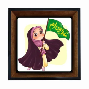 تابلو کاشی مبین ایده طرح دختر باحجاب کد   X27  -  m1312
