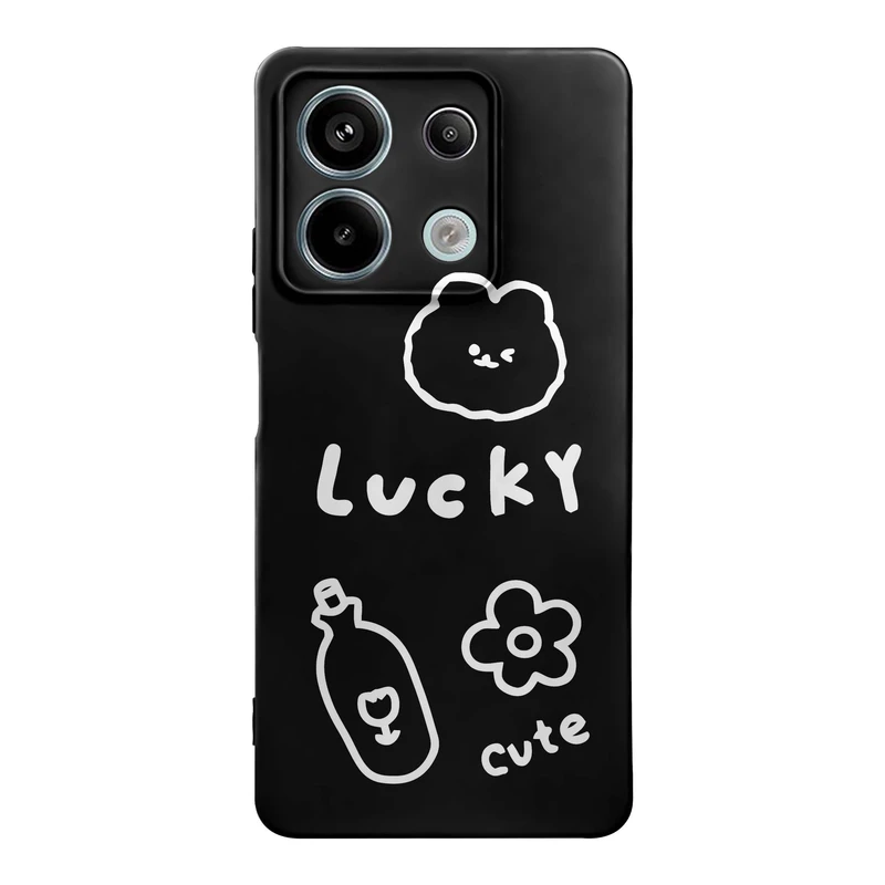 کاور قاب گارد طرح خرس مینیمال کد t12224 مناسب برای گوشی موبایل شیائومی Redmi Note 13 5G