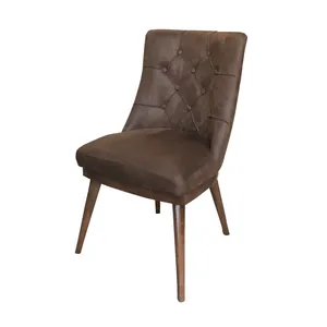 صندلی تمام پارچه اسپرسان چوب مدل sn05