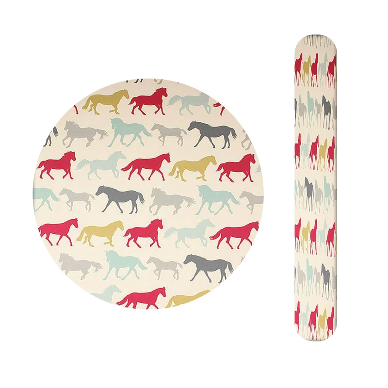 آینه آرایشی جیبی مدل اسب کد 389 به همراه سوهان ناخن 