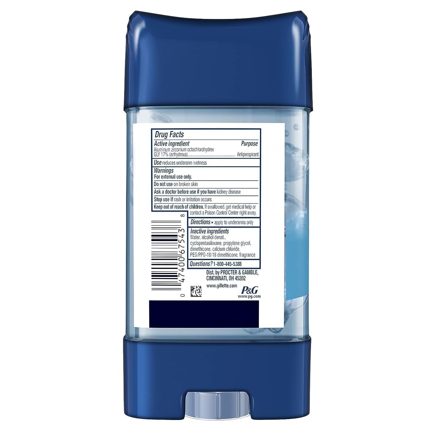 استیک ضد تعریق مردانه ژیلت مدل Cool Wave وزن 80 گرم -  - 8