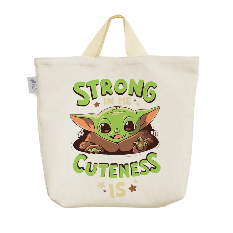 ساک خرید خندالو مدل یودا جنگ ستارگان کد 793