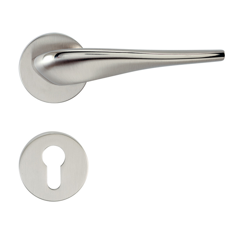 دستگیره در اچ تی ان پرایم مدل روزت کد 2122-SN مجموعه 2 عددی دستگیره در اچ تی ان پرایم مدل روزت کد 2122-SN مجموعه 2 عددی