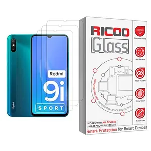 Ricoo Glass MIX003 Screen Protector For Xiaomi Redmi 9i Sport Pack Of 3