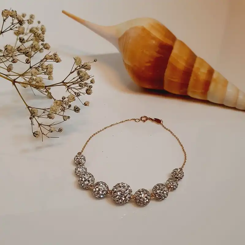 نیم ست طلا 18 عیار زنانه گالری یارطلا کد SRSWW01