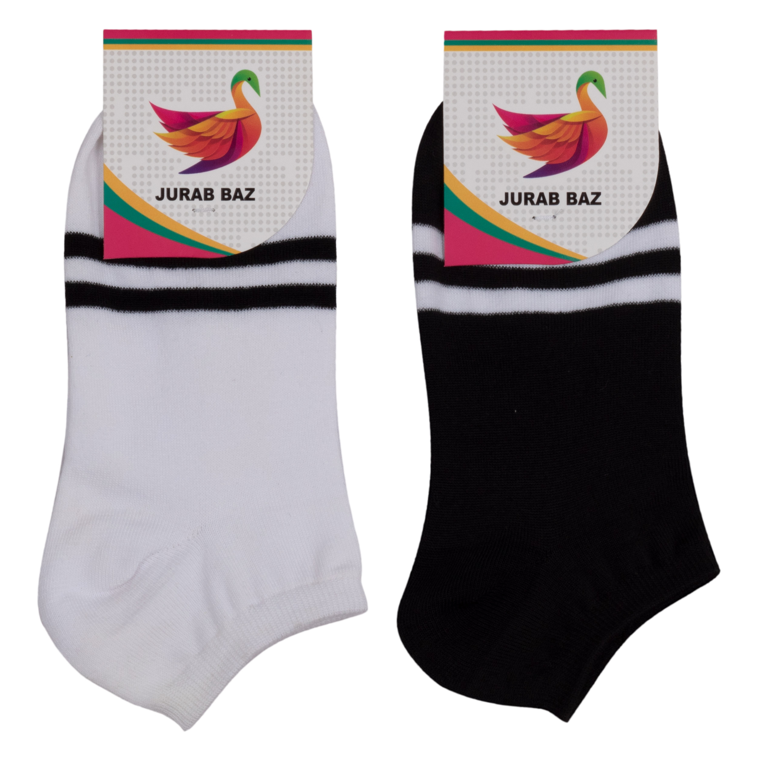 جوراب دخترانه کد JB 17 مجموعه 2 عددی