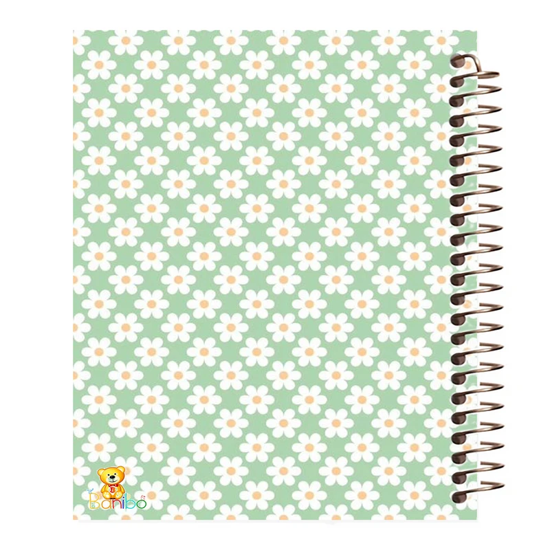 دفتر نقاشی 50 برگ بانیبو مدل گل کد 738