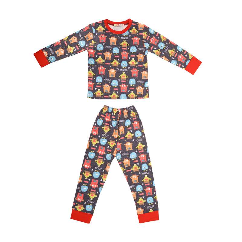 ست تی شرت و شلوار پسرانه مدل باکتری