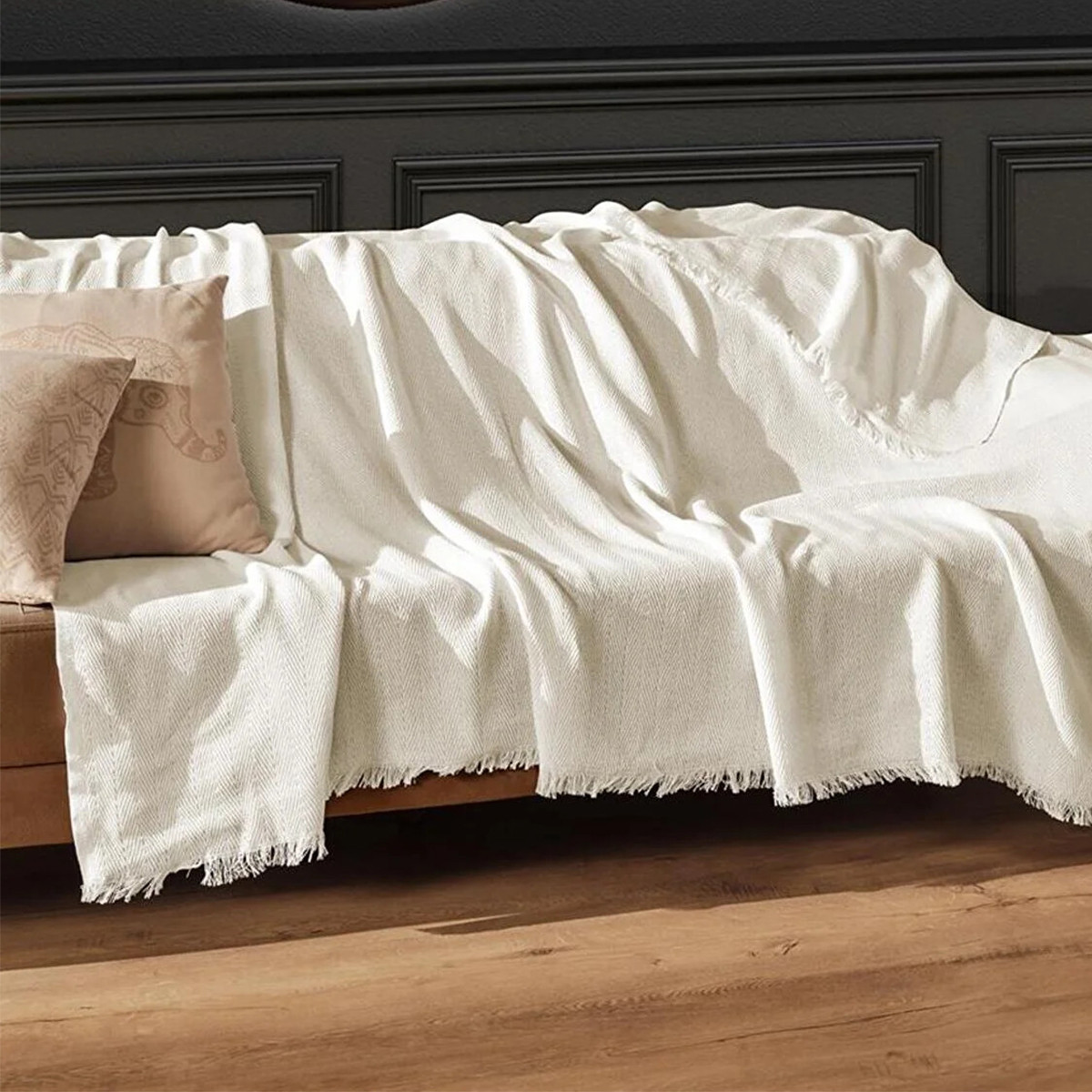 شال مبل مدل سهند طرح دوخت دار سایز 200x170 سانتی متر