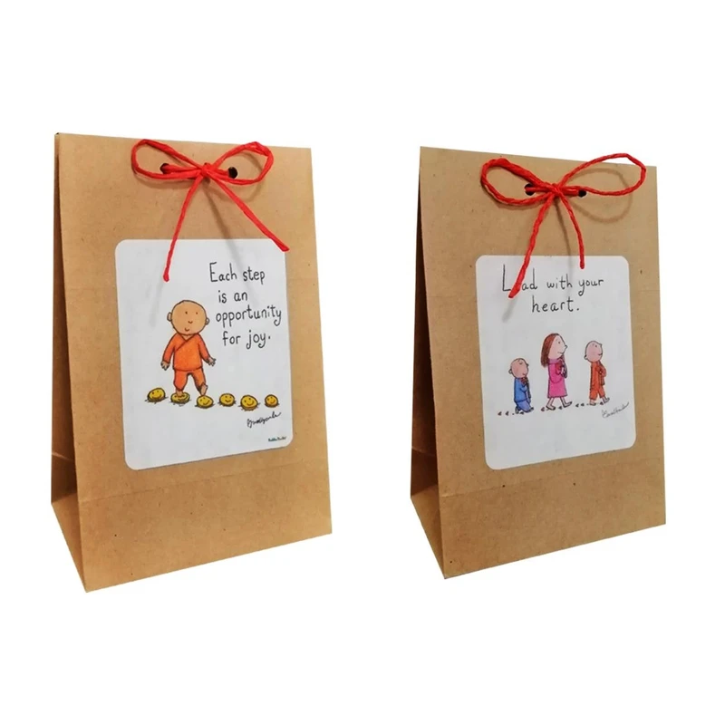 پاکت هدیه مدل جملات انگیزشی مجموعه 2 عددی