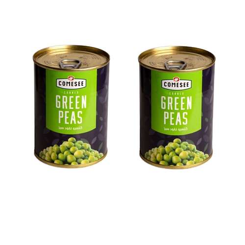 کنسرو نخود سبز کامسی- 400 گرم بسته 2 عددی