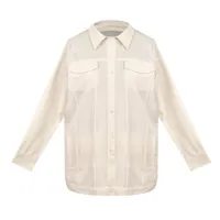 مانتو شومیزی زنانه مدل کلوش لینن نچرال کد AK1425