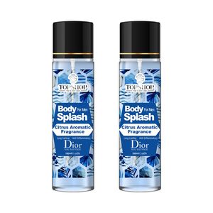 بادی اسپلش مردانه تاپ شاپ مدل Dior Sauvage حجم 160 میلی لیتر بسته 2 عددی