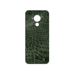 MAHOOT Green-Crocodile-Leather Cover Sticker for Nokia C30
