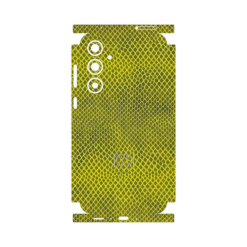 برچسب پوششی ماهوت مدل Yellow Snake Skin-FullSkin مناسب برای گوشی موبایل سامسونگ Galaxy A35