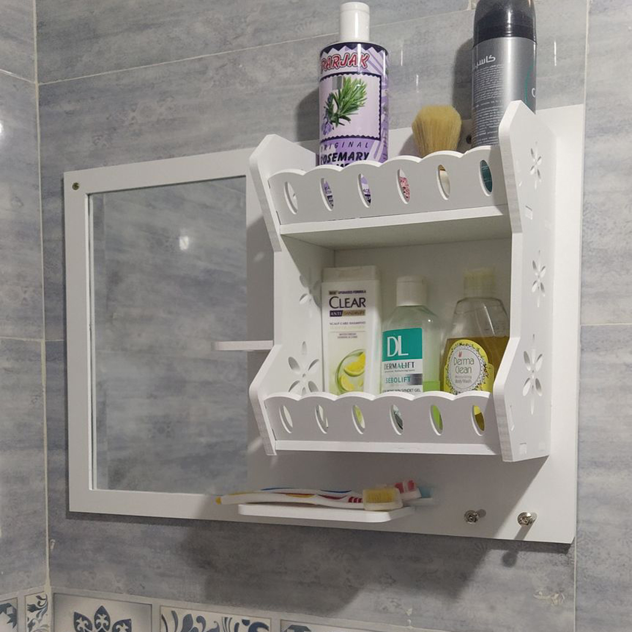 آینه سرویس حمام خونه خاص مدل چند منظوره