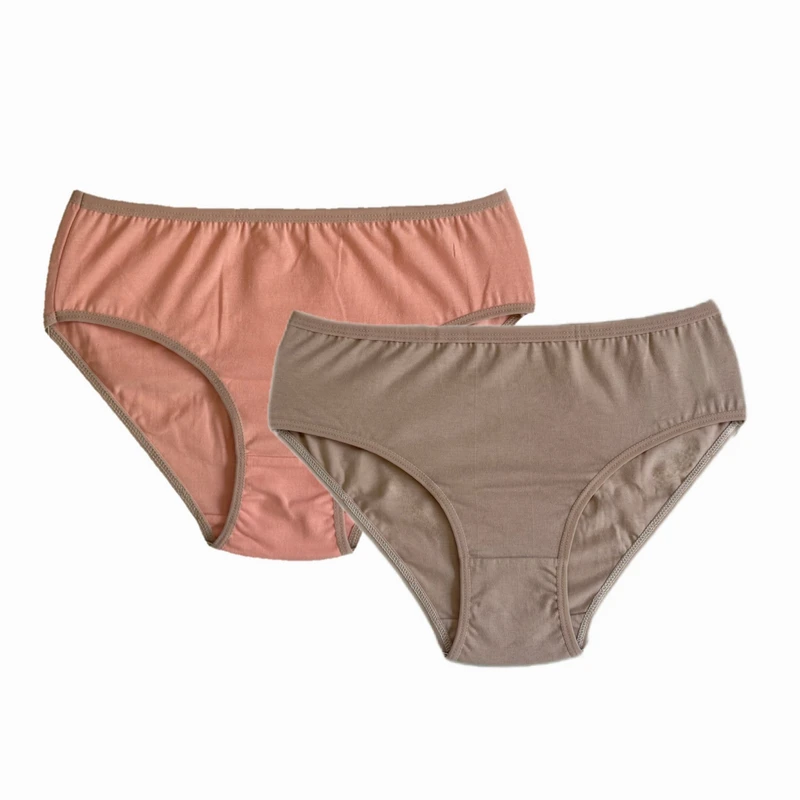 شورت زنانه مدل اسلیپ نخ پنبه بسته 2 عددی