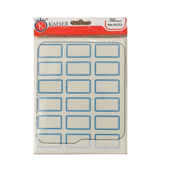 برچسب کایزر مدل SK352 کد 18