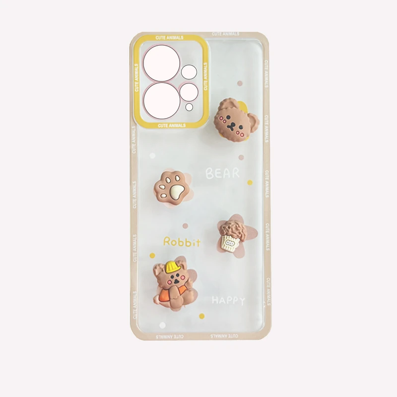 کاور طرح تدی عروسکی مدل tedi012 مناسب برای گوشی موبایل شیائومی Redmi Note 12 4G