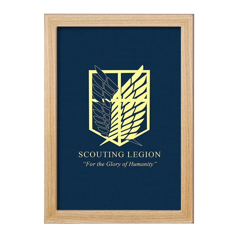 تابلو خندالو مدل لژیون پیشاهنگی انیمه اتک آن تایتان Attack on Titan  کد 10991