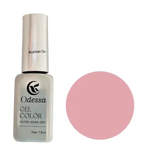 بیلدر ژل کاشت ناخن ادسا مدل رابر شماره ۴ حجم ۱۵ میلی لیتر رنگ صورتی شیشه ای