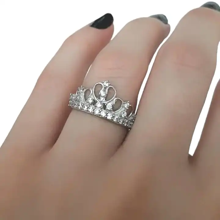 انگشتر نقره زنانه مدل ساریس