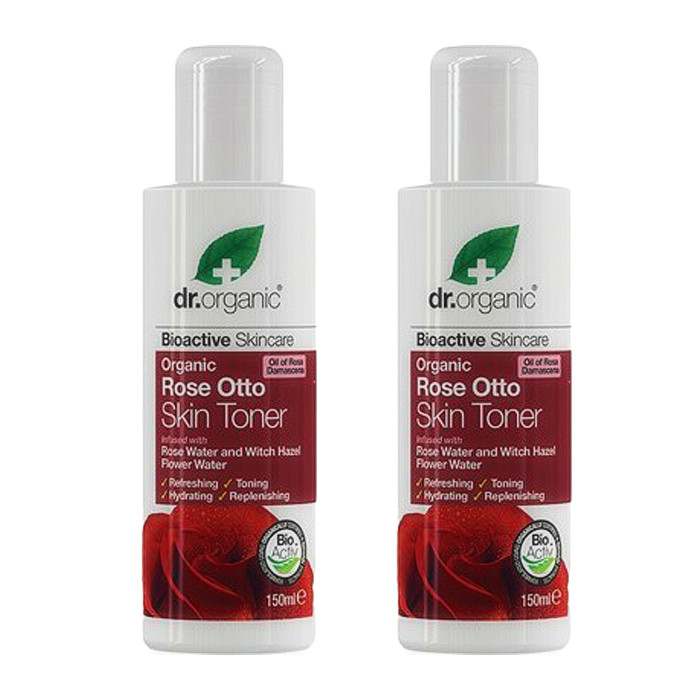 تونر دکتر ارگانیک مدل Rose Otto حجم 150 میلی لیتر