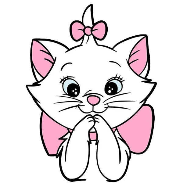 استیکر پارچه و لباس پاد آفرین طرح گربه بامزه کد 1252