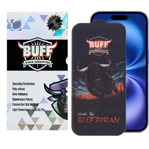 Buff BullRun Matte Pro-G Glass Screen Protector For Apple iPhone 16/15