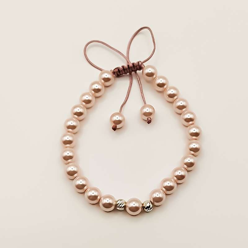 دستبند نقره مدل نارگل