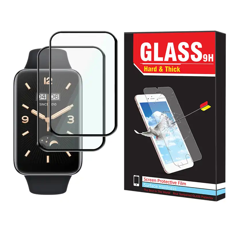 محافظ صفحه نمایش نانو هارد اند تیک مدل NHT مناسب برای ساعت هوشمند شیائومی Mi Band 7 Pro بسته دو عددی