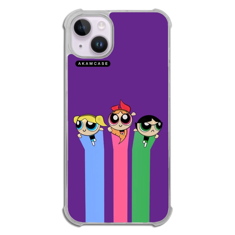 کاور آکام مدل AMCWTA14PLUS-POWERPUFF GIRLS13 مناسب برای گوشی موبایل اپل iPhone 14 Plus
