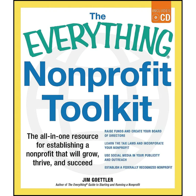 کتاب The Everything Nonprofit Toolkit اثر Jim Goettler انتشارات Adams Media