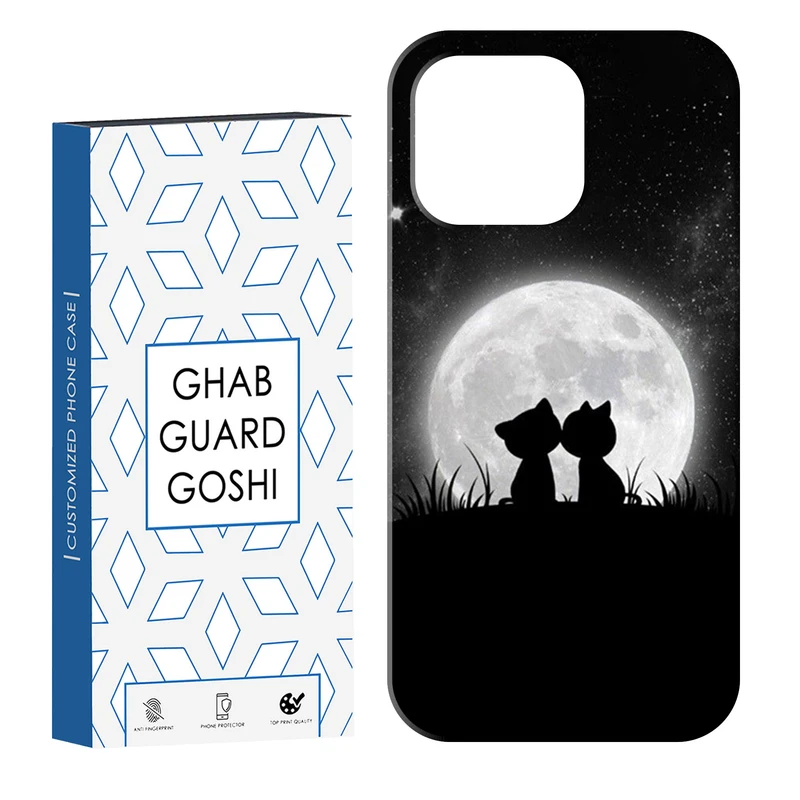 کاور قاب گارد گوشی طرح گربه ماه کد Dimo-459 مناسب برای گوشی موبایل اپل IPHONE 16 PRO   