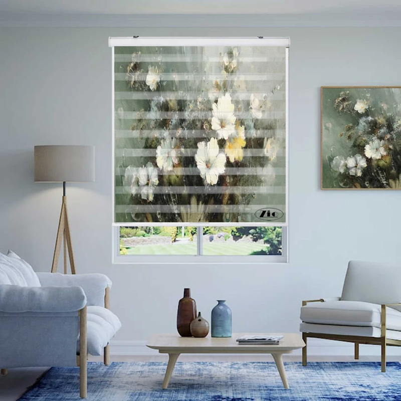 پرده زبرا زیو مدل P6053 سایز 150x200 سانتی متر