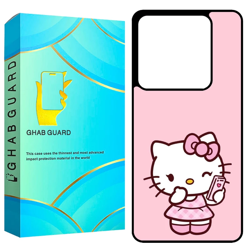کاور قاب گارد طرح کیتی مدل GX620 مناسب برای گوشی موبایل شیائومی Redmi Note 13 Pro 5G / Poco X6 5G