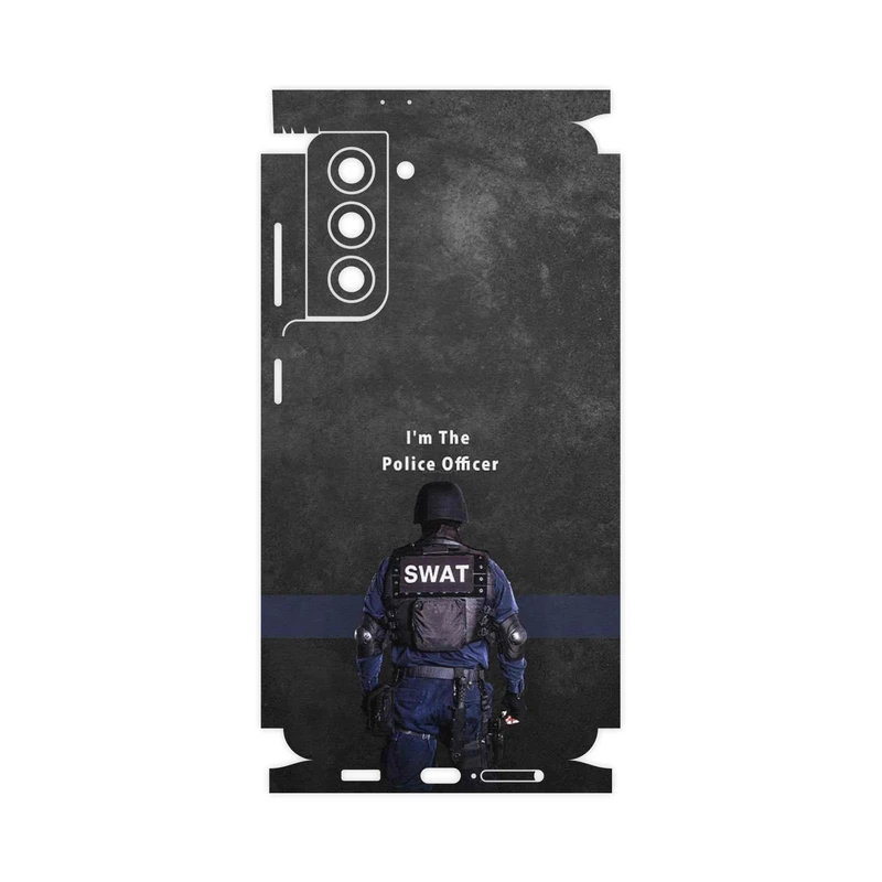 برچسب پوششی ماهوت مدل Police Officer-FullSkin مناسب برای گوشی موبایل سامسونگ Galaxy S21 5G