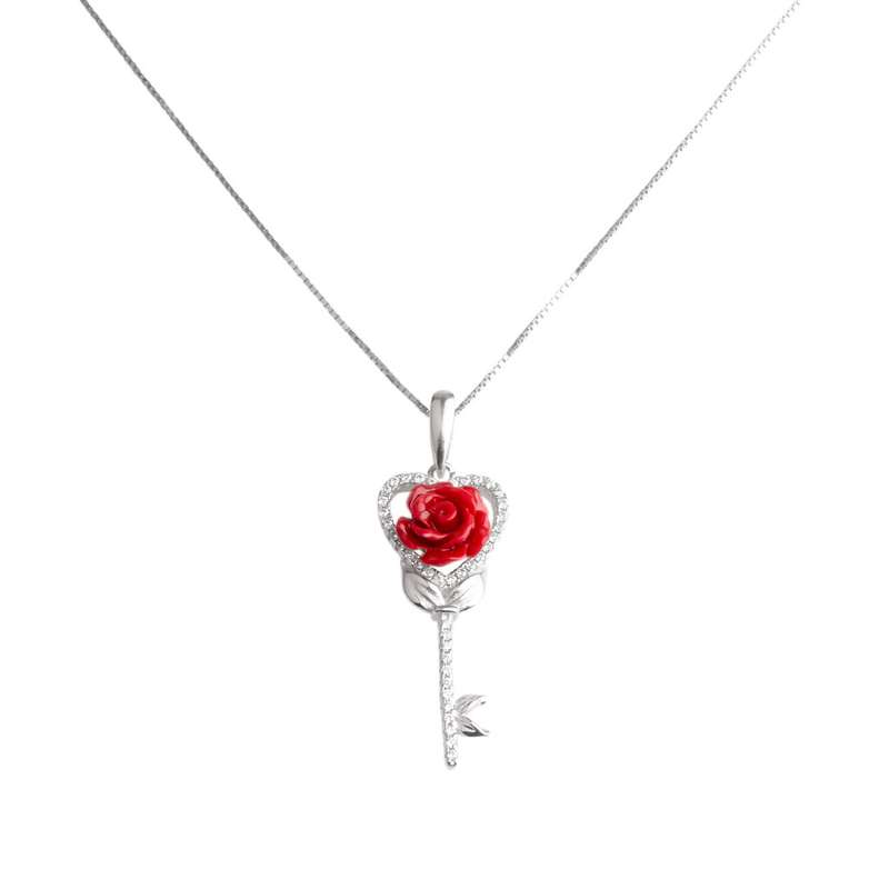 گردنبند نقره زنانه مدل 21725
