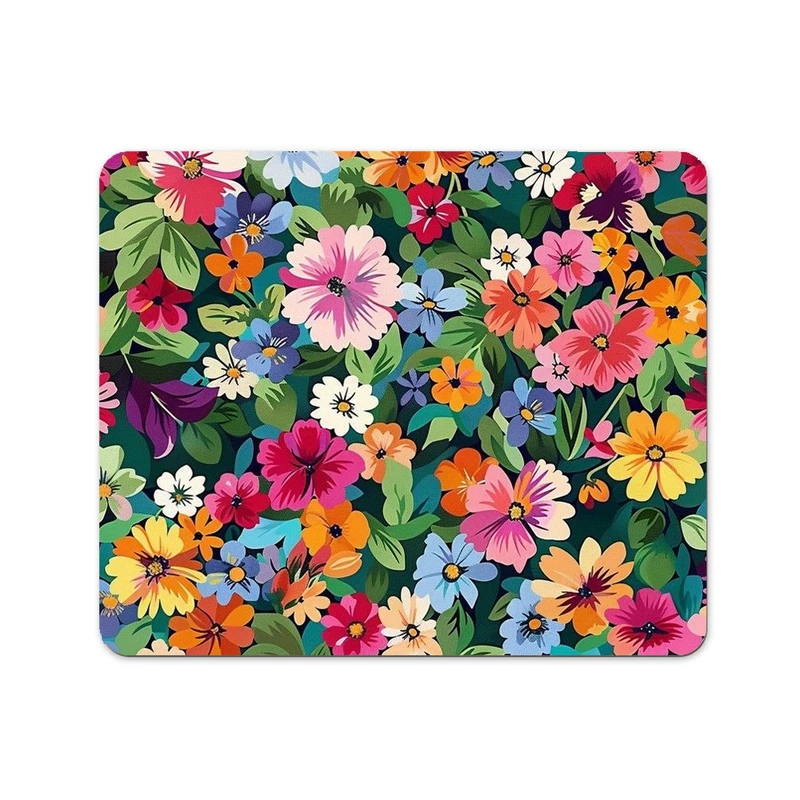 ماوس پد پاد آفرین طرح گل کد 840 سایز 19*24 سانتی متر 
