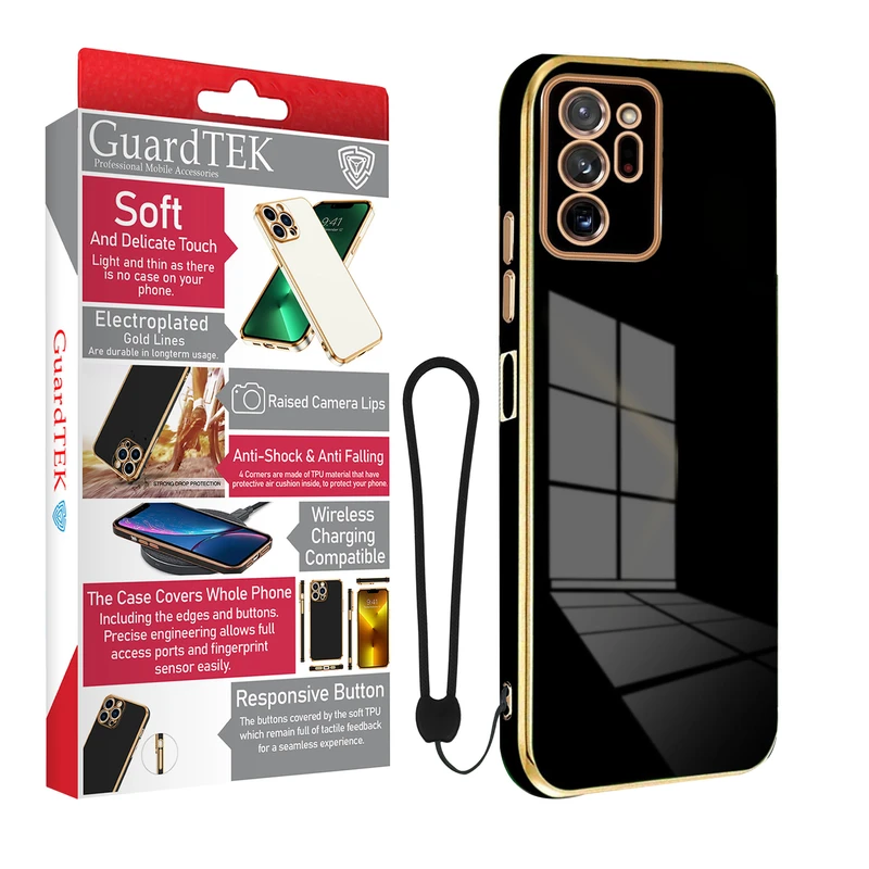 کاور گاردتک آساک مدل Apple Strap مناسب برای گوشی موبایل سامسونگ Galaxy Note 20 Ultra به همراه بندآویز