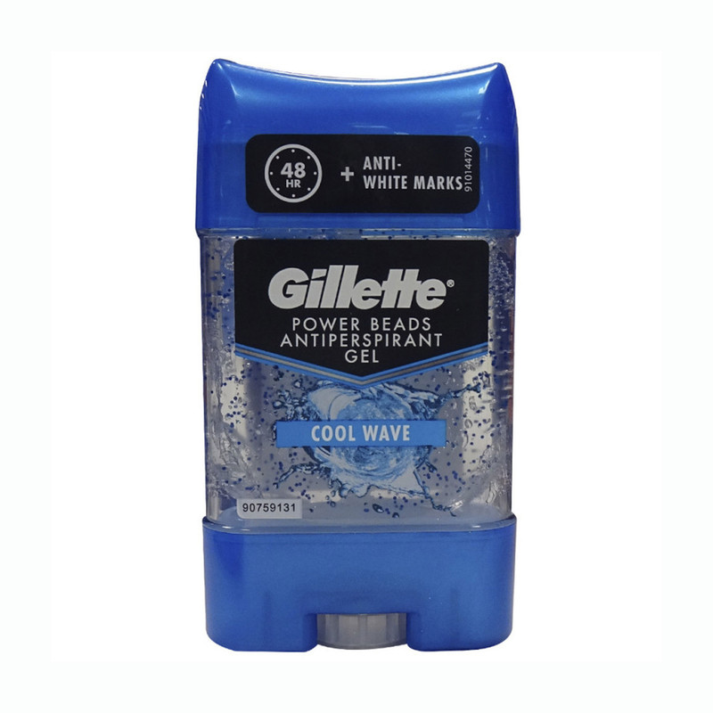 ژل شفاف ضد تعریق مردانه ژیلت مدل Cool Wave حجم 75 میلی لیتر